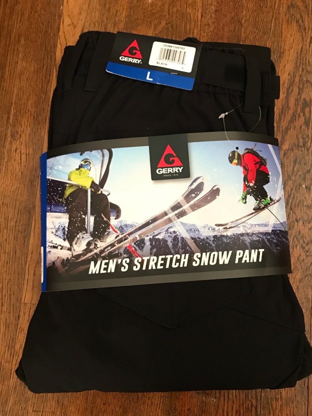NWT Gerry Men's Black Stretch Snow Pants